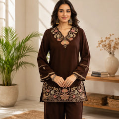 Women’s  Embroidered Kurta Pant Set