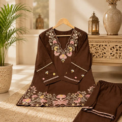 Women’s  Embroidered Kurta Pant Set