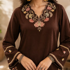 Women’s  Embroidered Kurta Pant Set