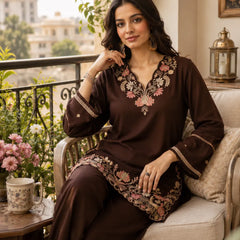 Women’s  Embroidered Kurta Pant Set