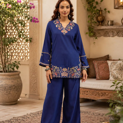 Women’s  Embroidered Kurta Pant Set
