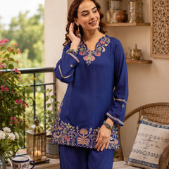 Women’s  Embroidered Kurta Pant Set