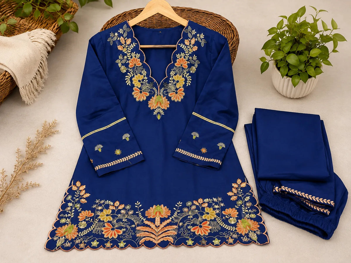 Women’s  Embroidered Kurta Pant Set