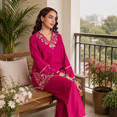 Women’s  Embroidered Kurta Pant Set