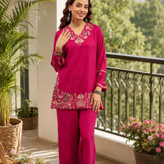 Women’s  Embroidered Kurta Pant Set