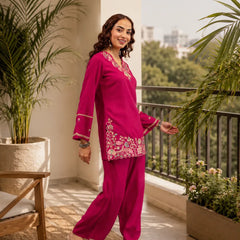 Women’s  Embroidered Kurta Pant Set