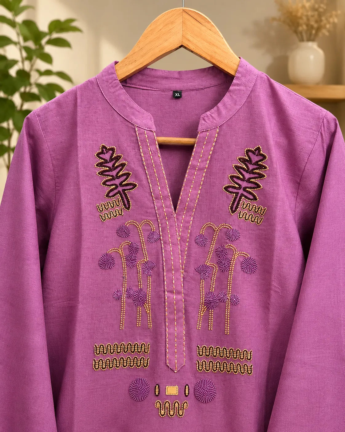 Women’s Embroidered Cotton Co-Ord Set