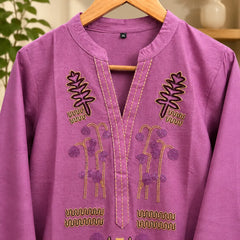 Women’s Embroidered Cotton Co-Ord Set