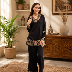 Women’s  Embroidered Kurta Pant Set